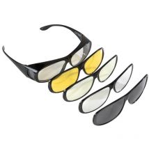 Westfalia Westfalia Les lunettes de sécurité avec 4 verres interchangeables.