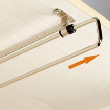 2pcs Tringle rétractable pour placard, penderie, penderie télescopique en acier inoxydable pour un choix facile de vêtements (taille : 30 cm,40cm)-