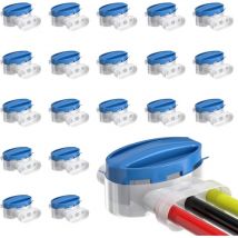 40 Pieces connecteurs de câble robot tondeuse, connecteur electrique etanche Remplis des Résines pour Étendre ou Réparer cable peripherique robot 