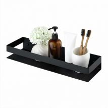Etagere Murale Salle De Bain Etagere Douche Acier Inoxydable 40 CM Etagère Murale Acier Noir,-DPZO