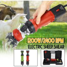 Cisailles à moutons électriques 1200 W, tondeuse à moutons portable avec 6 vitesses, cisailles à chèvres électriques pour moutons, chèvres, lamas, 
