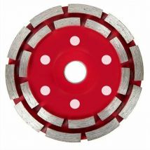 Disque Diamant Abrasif de 125 mm pour Poncer le Béton, la Pierre, la Brique, le Marbre et le Granit - Idéal pour Outils Rotatifs Dremel - Quantité : 1