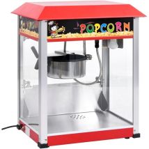 DPZO Machine à Pop-Corn avec Pot de Cuisson en Téflon Fabricant de Pop-Corn Electrique Restauration Professionnelle Intérieur 1400 W