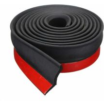 DPZO Polyvalent Caoutchouc Bande Joint, Porte Garage Bande Joint, Volet Portes Bande Joint, Temps Bord Bordure Enveloppement Complet Bas Scellé(2.5m)-