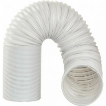 DPZO Tuyau Climatiseur Mobile Local de 2m en PVC, Tuyau d'Évacuation Flexible pour les Directions de Montage dans le Sens Antihoraire, Ø13CM.-DPZO