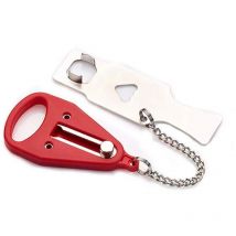 DPZO Verrouillage de porte portable Verrou de voyage Sécurité supplémentaire et verrouillage de la sécurité Sécurité pour les personnes déplacées à la