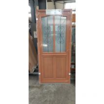 Jamais utilise]porte d'entree bois 215 x 90 gauche modele sylene second choix ( N°12)