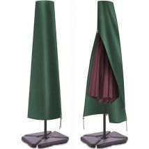 Housse de protection pour parasol jusqu'à 3 m de large housse de parasol housse de protection imperméable pour parasol, résistant aux intempéries, 