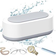 Nettoyeur à Ultrasons Professionnel, Nettoyeur Ultrasonique Ultrasonic Cleaner,Nettoyeur Ultrasons,Bac Ultrasons pour Prothèses Dentaires, Collier, 