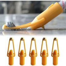 Outil de Calfeutrage 3 en 1, Outil de Calfeutrage pour Carrelage 5 Pièces, Finition de Calfeutrage, Applicateur de Mastic en Silicone pour le 