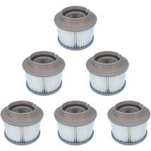 Paquet de 6 filtres MSPA de remplacement pour FD2089, pompe à cartouche filtrante adaptée à tous les spas MSPA actuels
