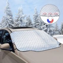 Pare Soleil Voiture Pare Brise Avant, Pare Soleil Pare Brise Avant, Pare Brise Soleil, avec 3 Aimants, Contre Le Soleil, Les Rayons UV, la Neige, la 