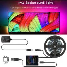 Rétroéclairage TV LED, Eclairage TV Strip, écran TV et moniteur PC, Rétroéclairage TV, 3M, 30 lampes par mètre
