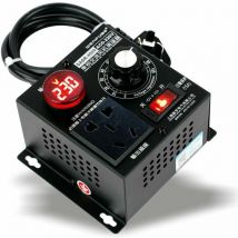 Variateur de lumière, Régulateur de Tension SCR AC 220V 9A 4000W pour Moteur, Ventilateur, Contrôle de Vitesse-DPZO