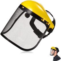 Visière de Visage, Tondeuse d'herbe de Jardin Casque de Protection Faciale Chapeau de Protection de Sécurité Protection des Yeux Visière de Couverture