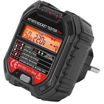 Walfront HT107D EU90-250V 45-65Hz Testeur de prise électrique Testeur de prise avec écran LCD