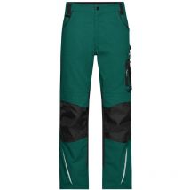 Arbeitsbundhose JN832 Gr. 106 dark-green/black - James&nicholson