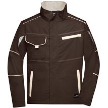 James&nicholson - Funktionelle Jacke JN849 Gr. 4XL brown/stone