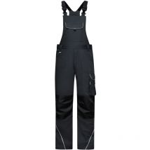 James&nicholson - Funktionelle Latzhose Jn879 Gr. 60 Carbon