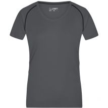 Funktions-Shirt Damen JN495 Gr. xs titan/black - James&nicholson