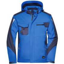 James&nicholson - Professionelle Softshelljacke Mit Innenfutter Jn824 Gr. 4xl Royal/navy