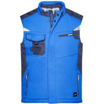 James&nicholson - Professionelle Softshellweste Mit Innenfutter Jn825 Gr. M Royal/navy