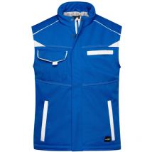 James&nicholson - Softshellweste Mit Warmem Innenfutter Jn854 Gr. Xl Royal/white