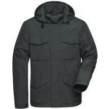 Wattierte Herren Businessjacke JN1158 Gr. 2XL graphit - James&nicholson