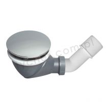 Bonde De Douche Chrome Diamètre 90Mm Avec Capot James