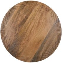 Jamie Oliver Big Love - Board De Holz De Mango Fsc-zertifiziert, Mit Runder Form Und Graviertem Rand, Für Servierutensilien De Küche De Holz, 