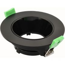 Jandei - Aro para bombilla GU10 circular negro orientable