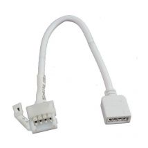 Jandei - Câble de connecteur de pression 4 à broches Connecteur de bande led 160 mm