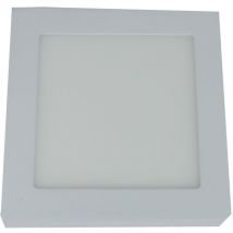 Downlight led 12W 6000K carré blanc surface Plafon led - Jandei