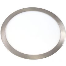 Jandei - Downlight led 24W 6000oK redondo empotrar acabado acero Marco acero