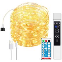 Guirnalda Lights usb -verminderte 20m 200leds warnte mit reblace 1800 mA Bateria Guirnaldas led - Jandei