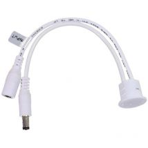 Interrupteur-Variateur Tactile 12V/24V 4A DC5.5 blanc Interrupteur et régulateur - Jandei