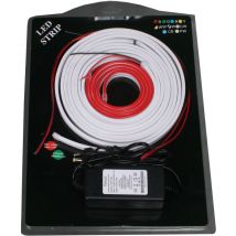Kit led flessibile 5 mettoni 12V 612mm 6000K + 3000K + trasformatore rosso 1M Cavo al neon led flessibile 12V - Jandei