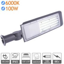 Lampadaire led 100W 4kV 6000K extérieur pf 0,95 gris SMD3535 Lampadaire led 220V - Jandei