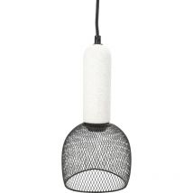 Jandei - Lámpara colgante jaula redondeada 14cm para bombilla E27