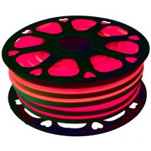 Néon flexible simple led 12V Rouge 8mm coupe 2,5 cm 112 led mètre 8W 25m Néon flexible led 8mm 12V - Jandei