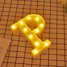 Jandei - LED -LED -Texte Primined Ploor Light Warnhöhe 22 cm mit Pilas 2aa LED -Buchstaben