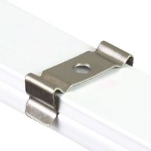 Jandei - Pack 10 Clip -Einheiten für Aluminiumprofil 12,3 x 6,08 mm