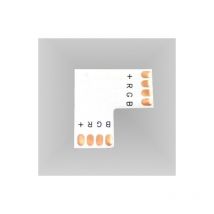 Pack 10 rgb -Anschlusseinheiten bei 90o 10 mm für led -Streifen - Jandei