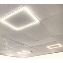 Jandei - 2x cadre lumineux led blanc naturel 4200K 48W panneau faux plafond 60x60 2 unités Panneau led