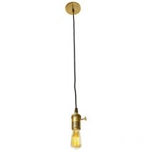 Suspension rétro E27 bronze vintage - Rétro - Jandei