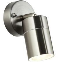 Applique extérieure descendante - BRILLIANT - JANDY - Métal/verre - Acier - GU10 LED 20W - IP44
