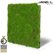 Jangal - Pannelli acustici Modulabili in flora sintetica ultrarealistica 52x52cm mod. forest green bulk