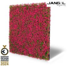 JANGAL Pannelli acustici Modulabili in FLORA sintetica ULTRAREALISTICA 52x52cm mod. PINK