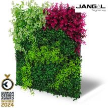 Jangal - Pannelli acustici Modulabili in flora sintetica ultrarealistica 52x52cm mod. pink mixed