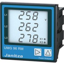 Janitza - UMG96RM-E analizzatore di rete, Ethernet, campo di misura: l-n: 10 - 300 v/ac, l-l: 18 - 520 v/ac, 0 - 5 a,